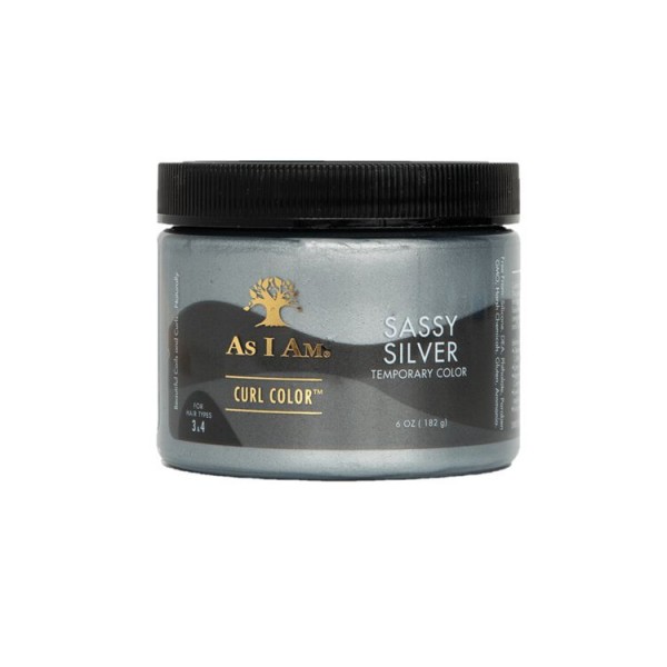 Gel colorant cu efect temporar, Argintiu (Cool Sassy Silver), As I Am, 182g